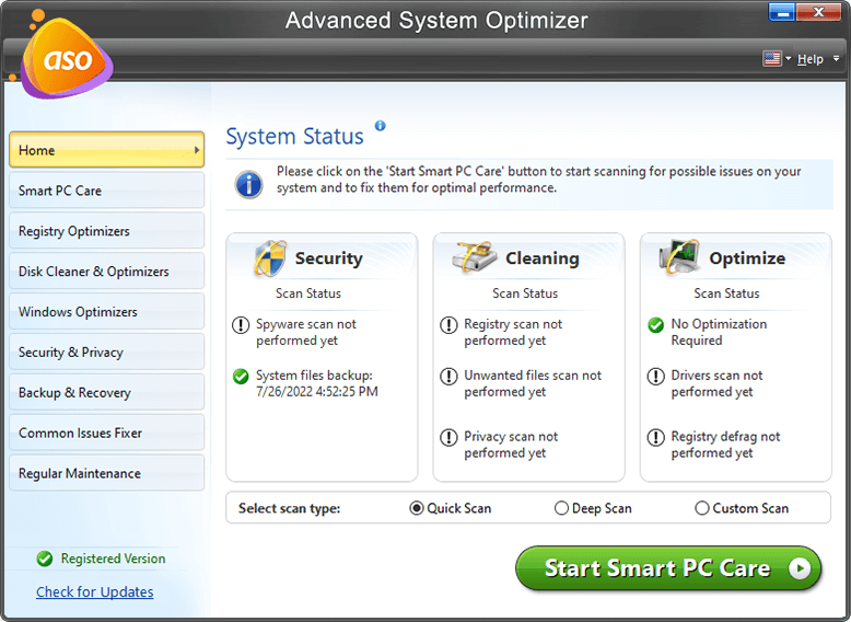 DISK CLEANER & OPTIMIZERS 