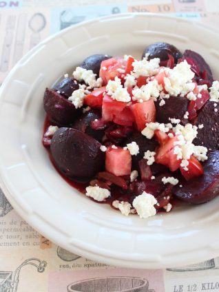 Caramelized Beet and Feta Cheese Salad