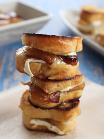 Caramelized Pear and Brie Grilled Cheese Recipe