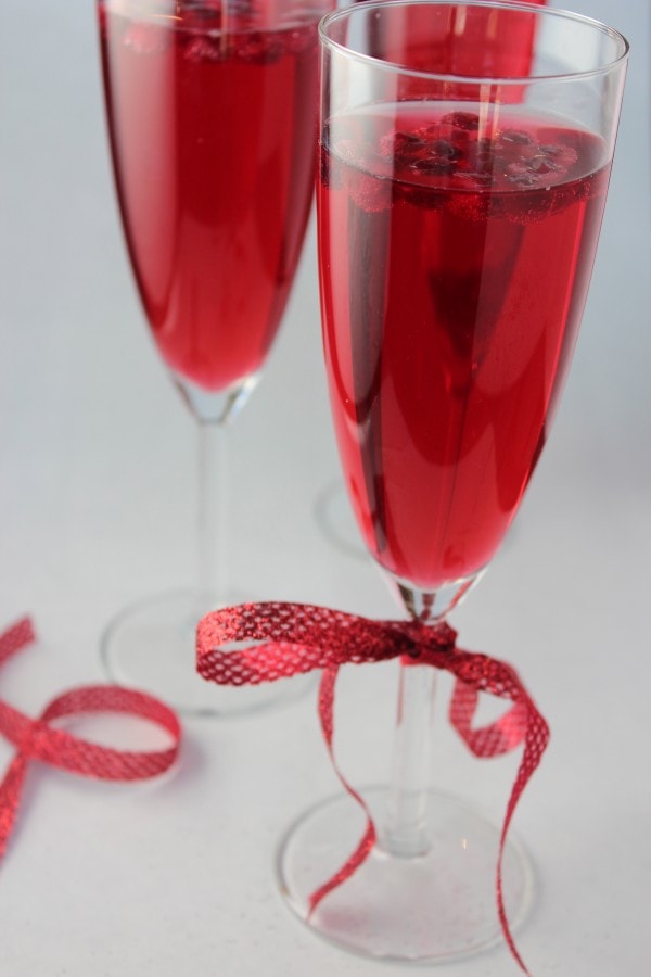 Sparkling Pomegranate Wine Spritzer