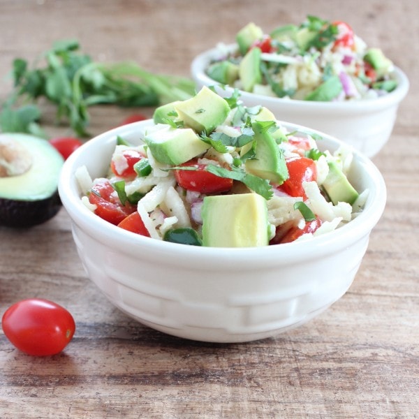 Healthy Jicama Avocado Salad