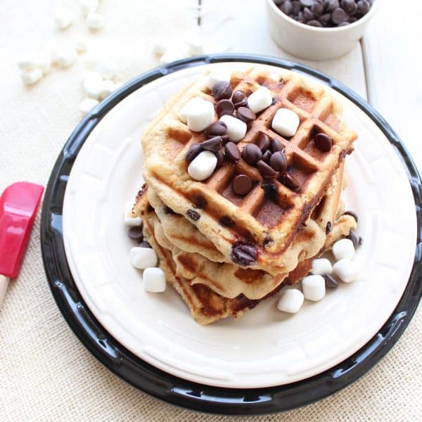 Gluten Free S'Mores Waffles