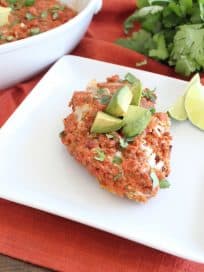 Quinoa Crusted Mexican Chicken
