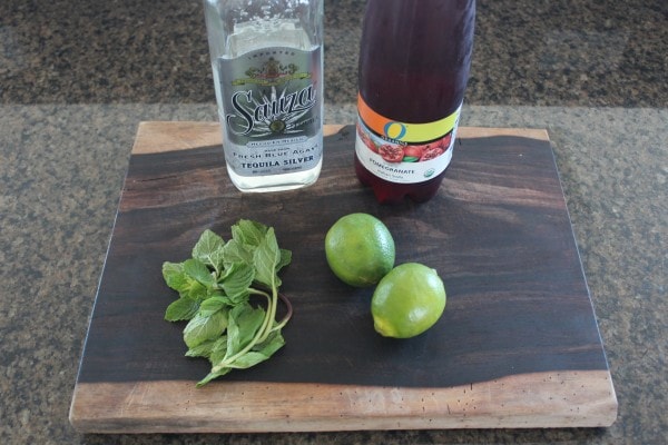 Pomegranate Mint Margarita Ingredients