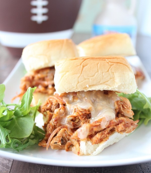 Slow Cooked Chipotle Maple Shredded Chicken Slider Recipe