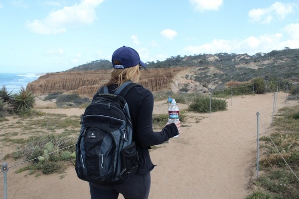 Hiking at Torrey Pines State Park San Diego