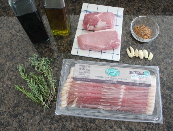 Bacon Wrapped Pork Chops Ingredients