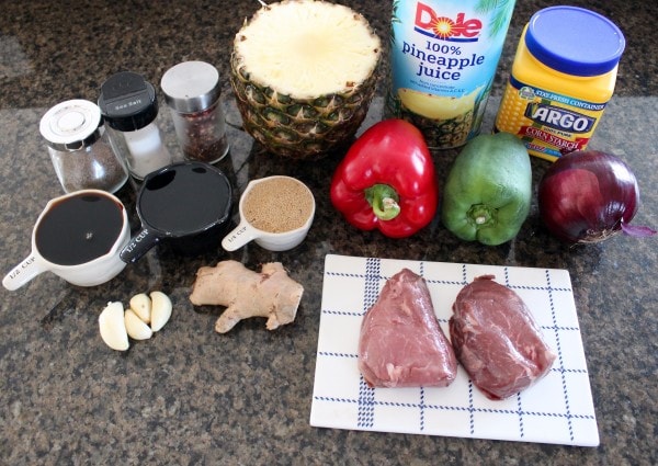 Teriyaki Pineapple Shish Kabob Recipe Ingredients