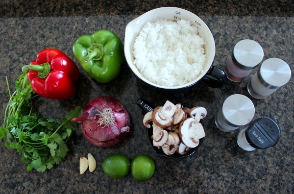 Veggie Fajita Bowl Ingredients