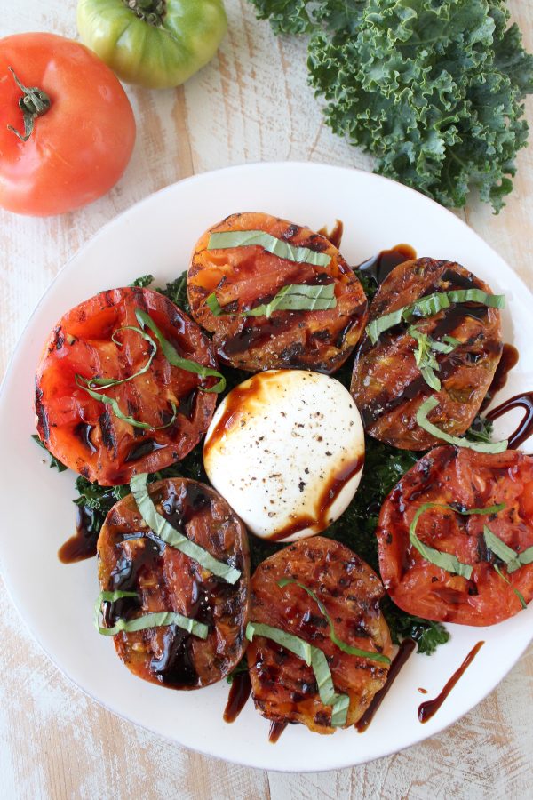 Grilled Tomato & Kale Salad Recipe