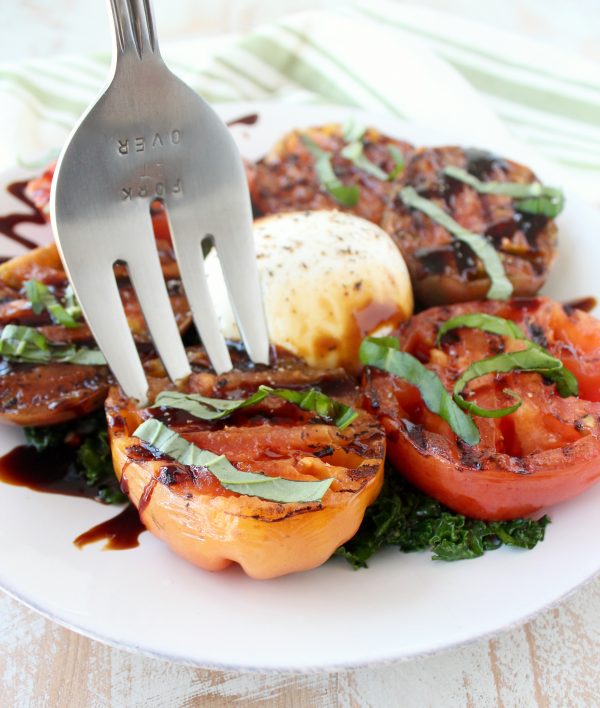 Grilled Tomato & Kale Salad Recipe