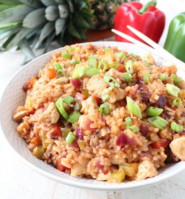 Sweet and Sour Chicken Fried Rice Recipe
