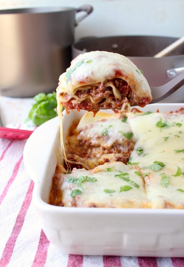 Learn how to make a slow cooked lasagna bolognese, great for weekend celebrations, or a 30 minute lasagna bolognese, perfect for weeknight dinners!