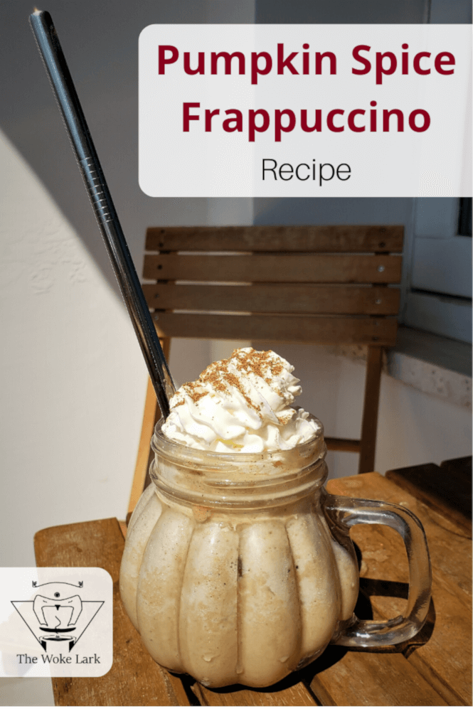 Homemade pumpkin spice frappuccino