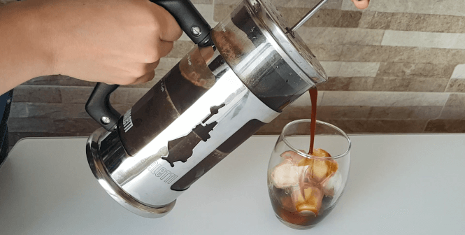 Make cold brew in a French press: Step 10