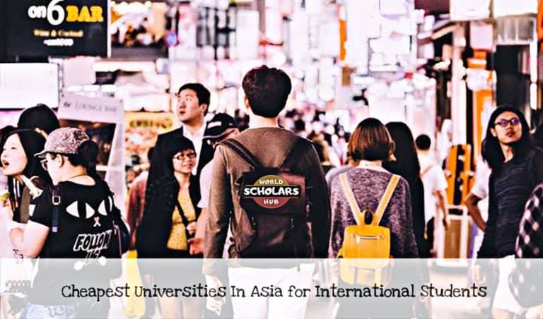 Cheapest Universities In Asia for International Students