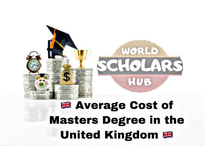 Costo de la maestría en el Reino Unido