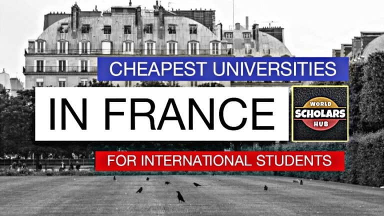 Universités les moins chères en France pour les étudiants internationaux