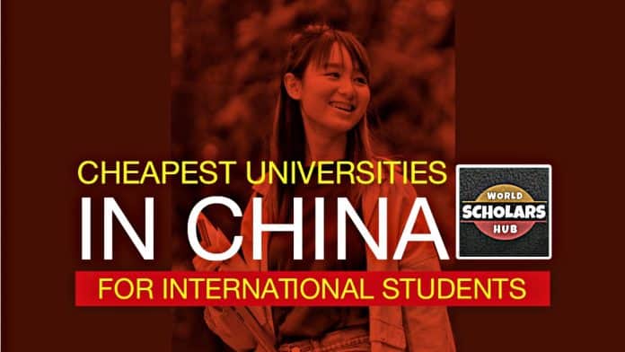 Universitats més barates de la Xina