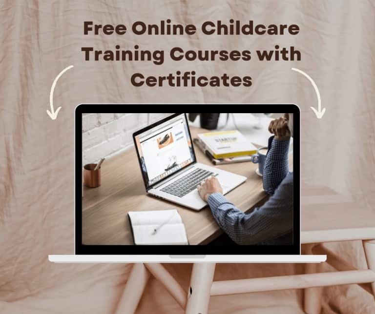 Cursos de capacitación en cuidado infantil en línea gratuitos con certificados