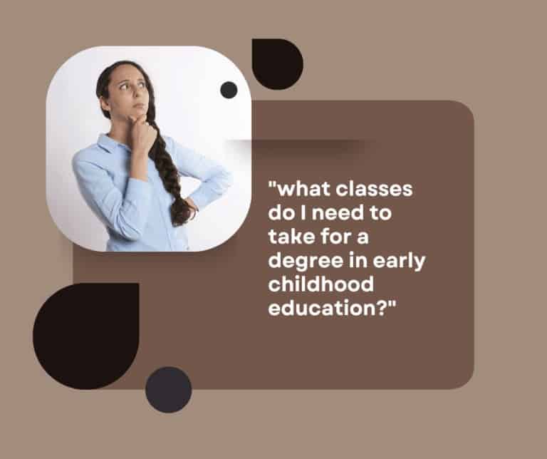 What Classes do I need to take for a Degree in Early Childhood Education