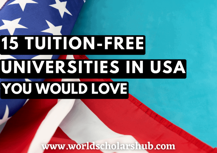 Các trường đại học miễn học phí ở Hoa Kỳ
