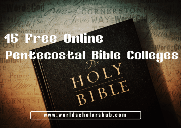 Libre nga Online nga Pentecostal Bible Colleges