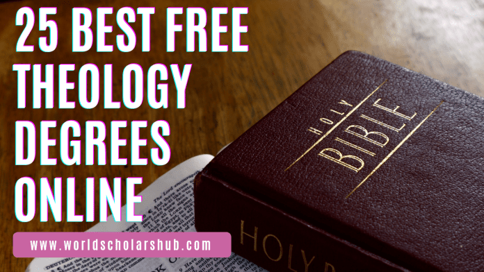 Best free theology degree online