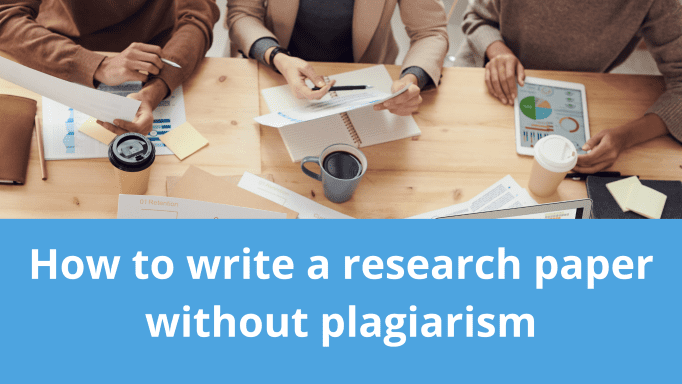 Como escrever um trabalho de pesquisa sem plágio