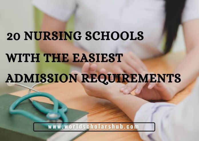 Nursing Schools with the easiest admission requirements