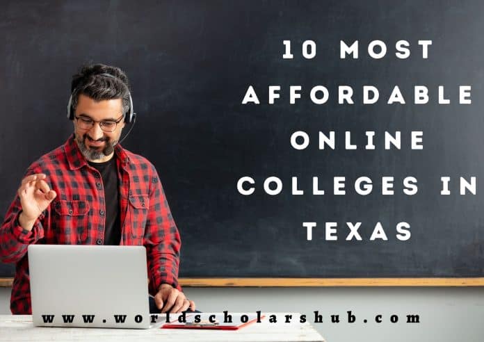 Visizdevīgākās tiešsaistes koledžas Teksasā