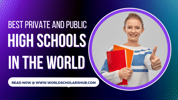 Beste private en openbare hoërskole in die wêreld