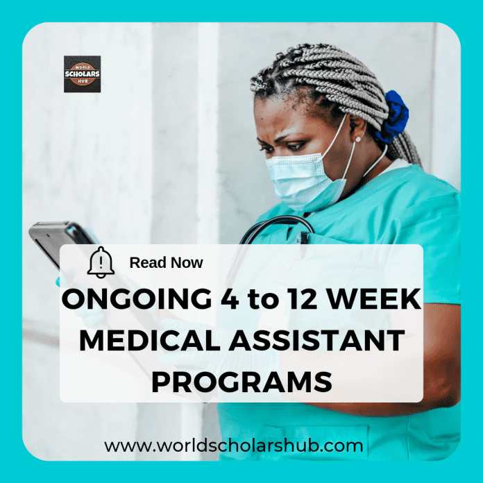 Program pembantu perubatan 4 hingga 12 minggu yang sedang dijalankan
