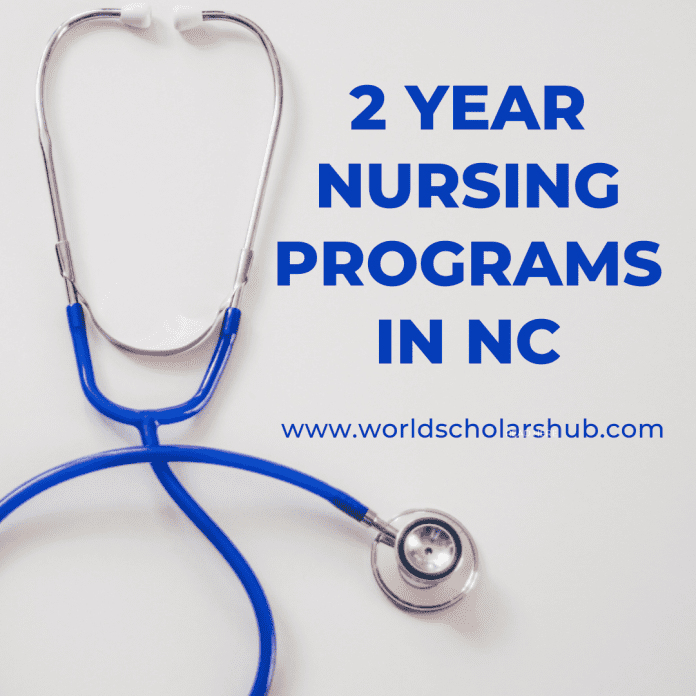 2 jaar verpleegprogramme in NC