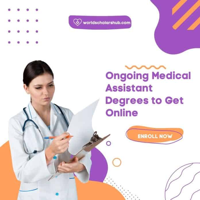 Текущи програми за медицински асистент, за да влезете онлайн