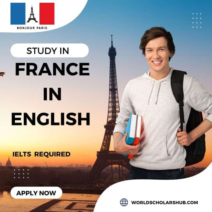 Du học Pháp bằng tiếng Anh miễn phí