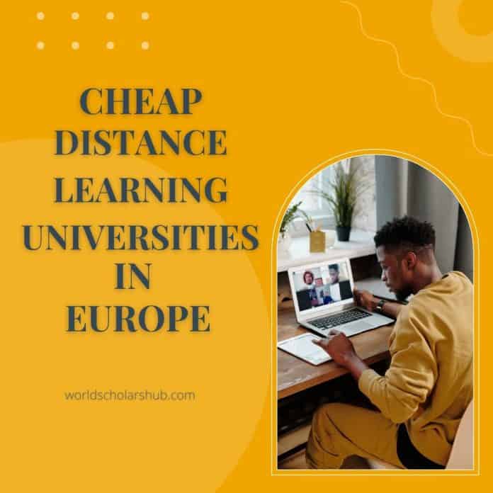 Università di Apprendimentu à Distanza Cheap in Europa