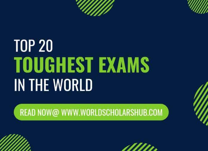 ტოპ 20 ყველაზე რთული გამოცდა მსოფლიოში