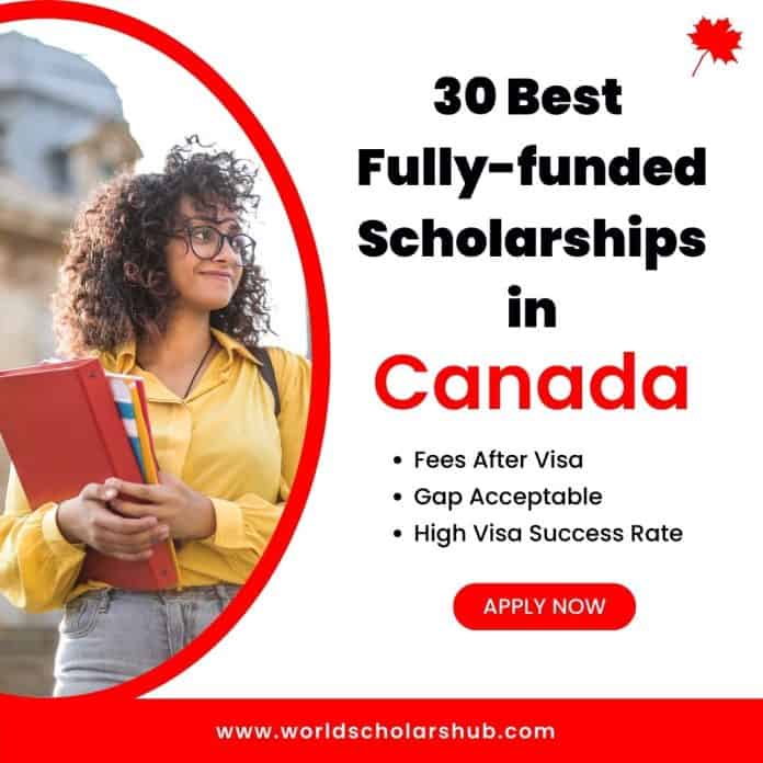 Полностью финансируемые стипендии в Канаде