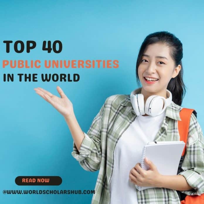 Top 40 der öffentlichen Universitäten