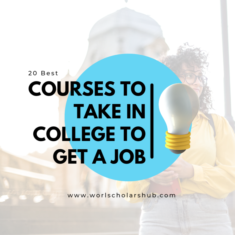 20 best courses to take in college to get a job