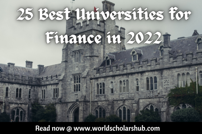 Melhores universidades para finanças