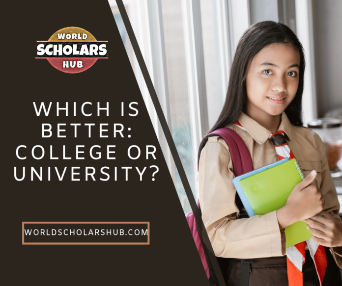 ဘယ်ဟာပိုကောင်းလဲ- ကောလိပ် သို့မဟုတ် တက္ကသိုလ်။