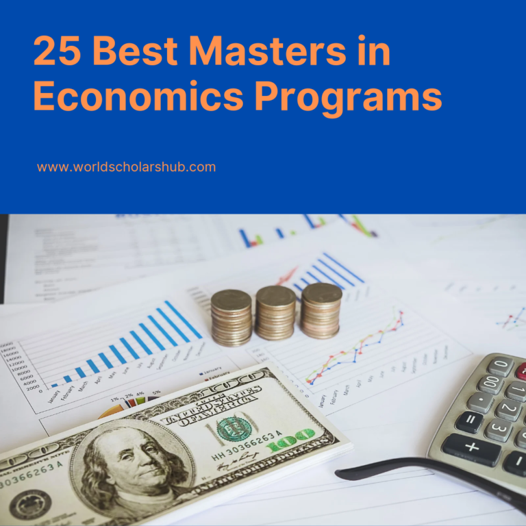 25 chương trình thạc sĩ kinh tế tốt nhất