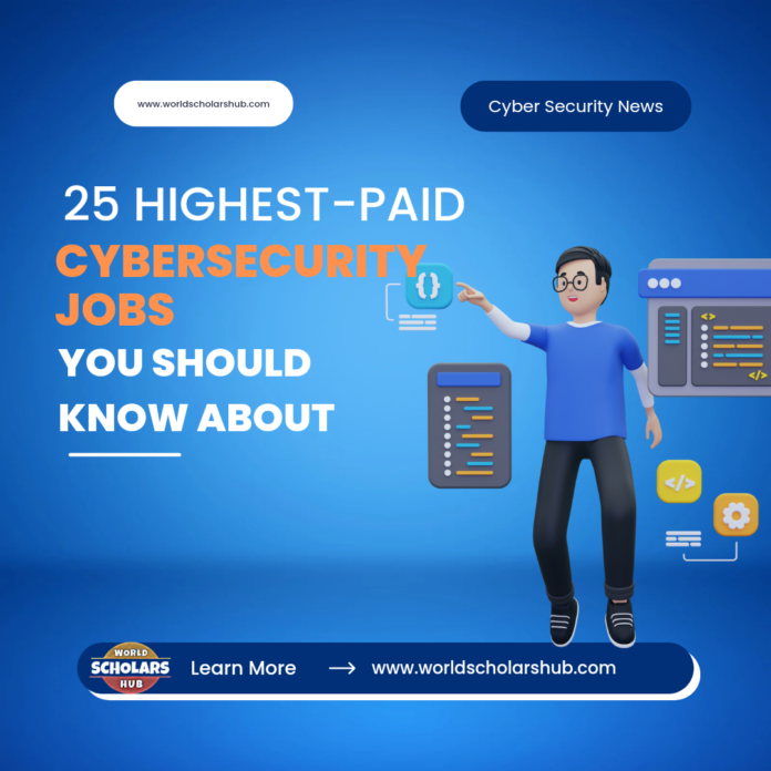 25 emplois en cybersécurité les mieux payés que vous devriez connaître