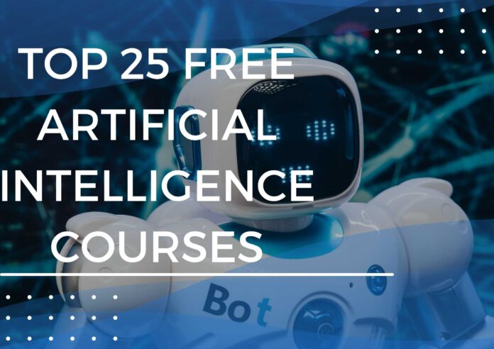 Os 25 mellores cursos gratuítos de intelixencia artificial con certificado