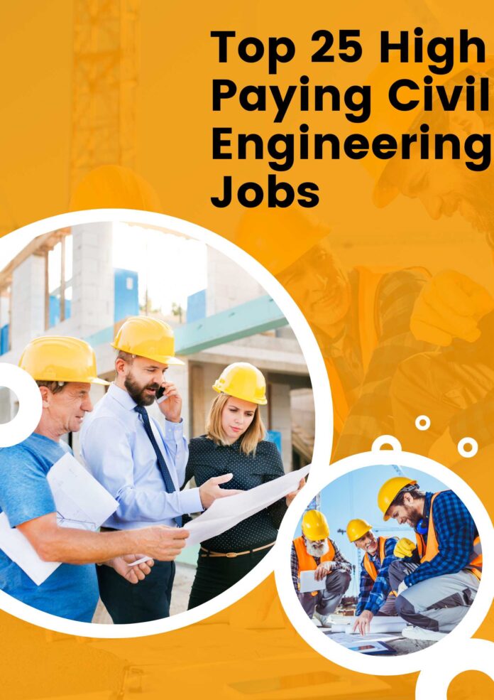 empregos de engenharia civil mais bem pagos