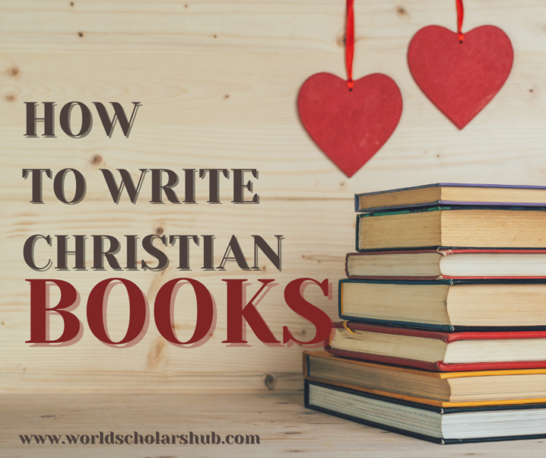 cómo escribir libros cristianos
