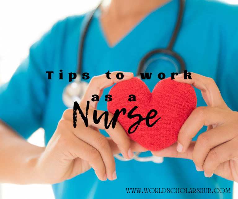 نصائح للعمل كممرضة