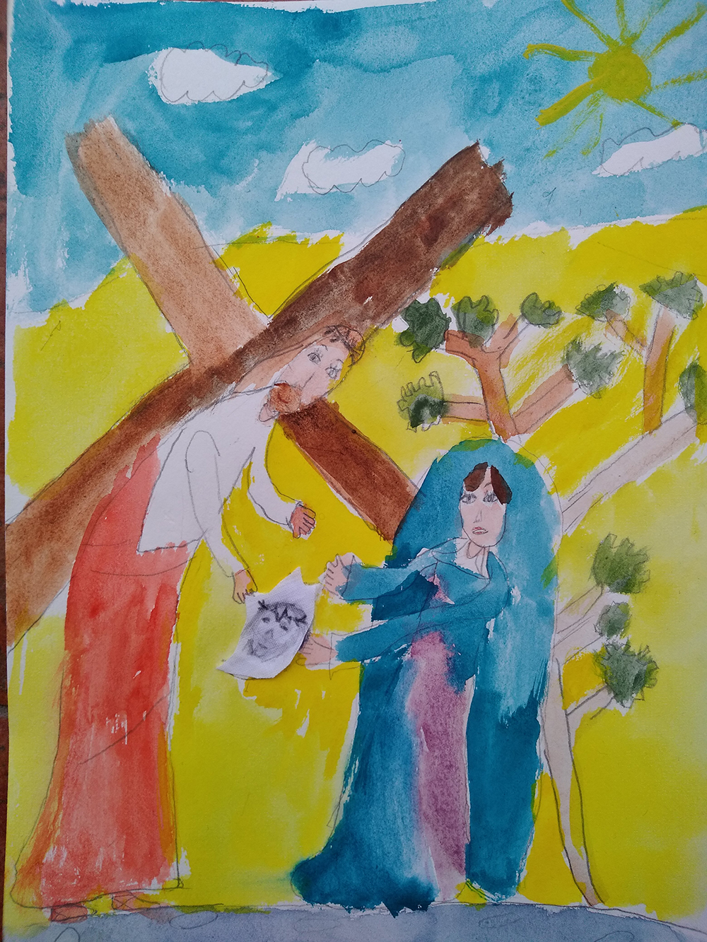 Krížová cesta detí: Stojíme pod tvojím krížom ticho ako myšky